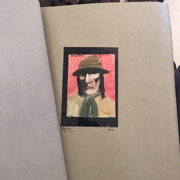 LEONARD BASKIN NATIVE AMERICAN WOLF ROBE ARCHIVE SIGNED ART PAINTING BOOK YALE - Picture 6 of 9